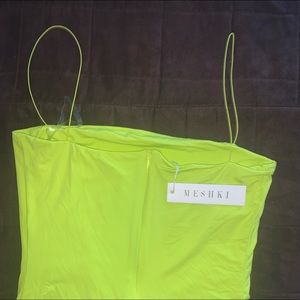 Lime Green Meshki Dress